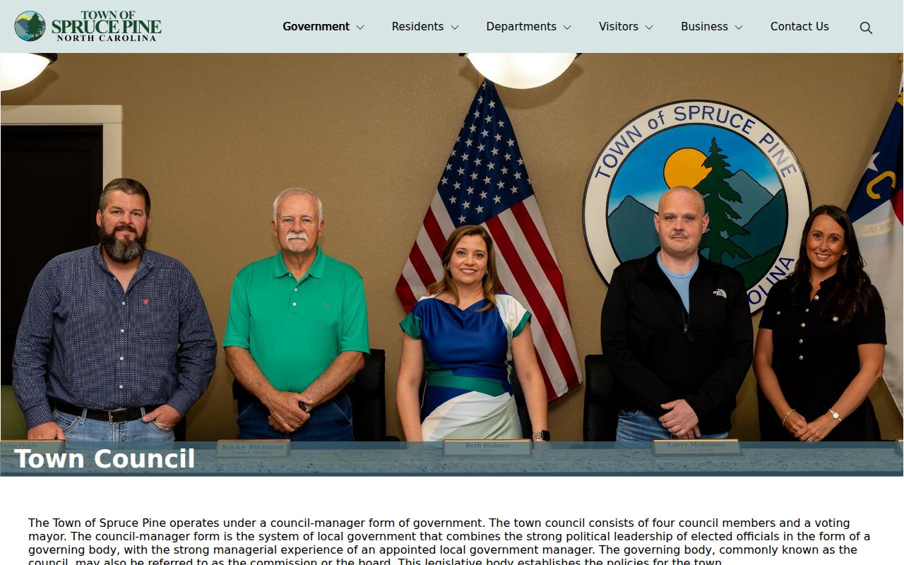 Spruce Pine court records distinction between Town Council and state court custody